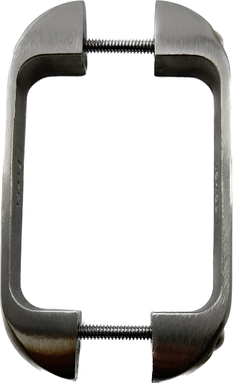 Harris Hardware 15499-B Cast Stainless Steel Dual Sided Pull Set, 2 Pulls and Fasteners for 1 in. Door