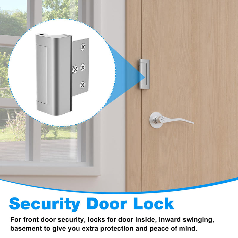 Safety Home Door Lock for Door Safety Locks from Inside -2 Pack | Security Door Lock