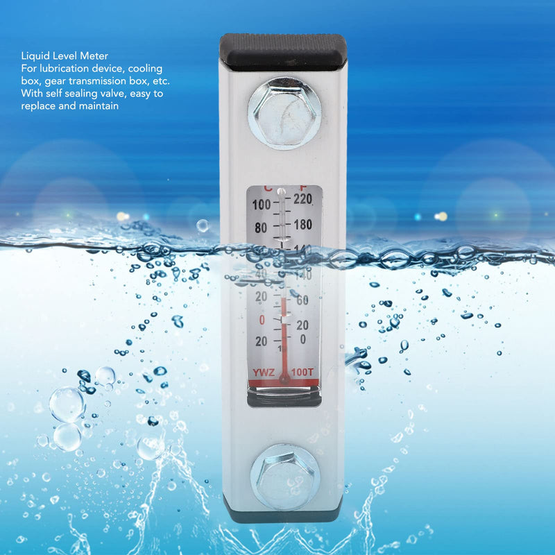 Liquid Level Meter with Temperature Display Oil Water Level Gauge 0.1-0.15MPa YWZ 100T for Oil Tank Lubricating Device Cooling Box