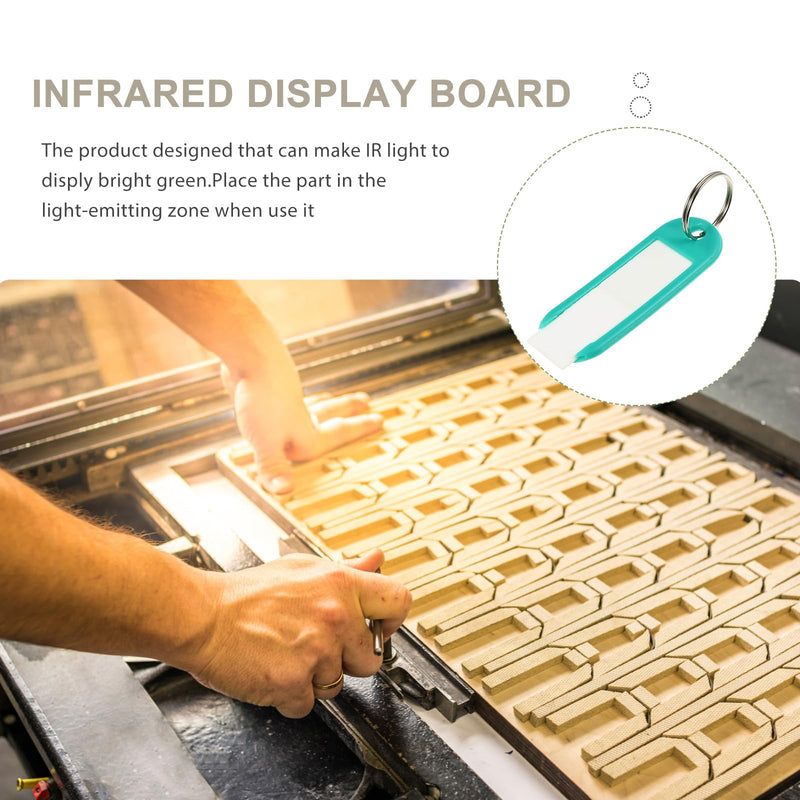 Ir Detection Alignment Cards Dimmer Ceramic Plate for Ir Flashlight and Sensor Testing Precision Alignment Tool for Accurate Ir Measurements