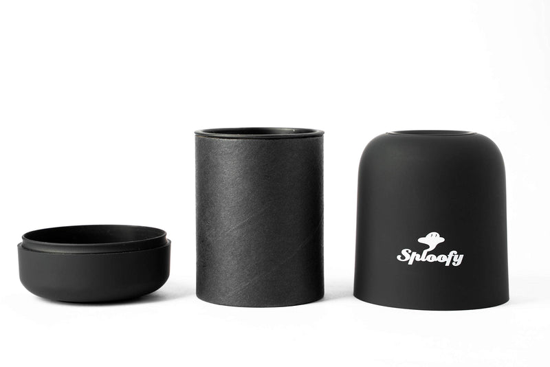 Sploofy PRO II - Personal Smoke Air filter - With Replaceable Cartridge - Trap Smoke and Odor - up to 500 uses (Black) (Pack of 2) 6.4" x 10.2" x 6.4" (Pack of 2) Black
