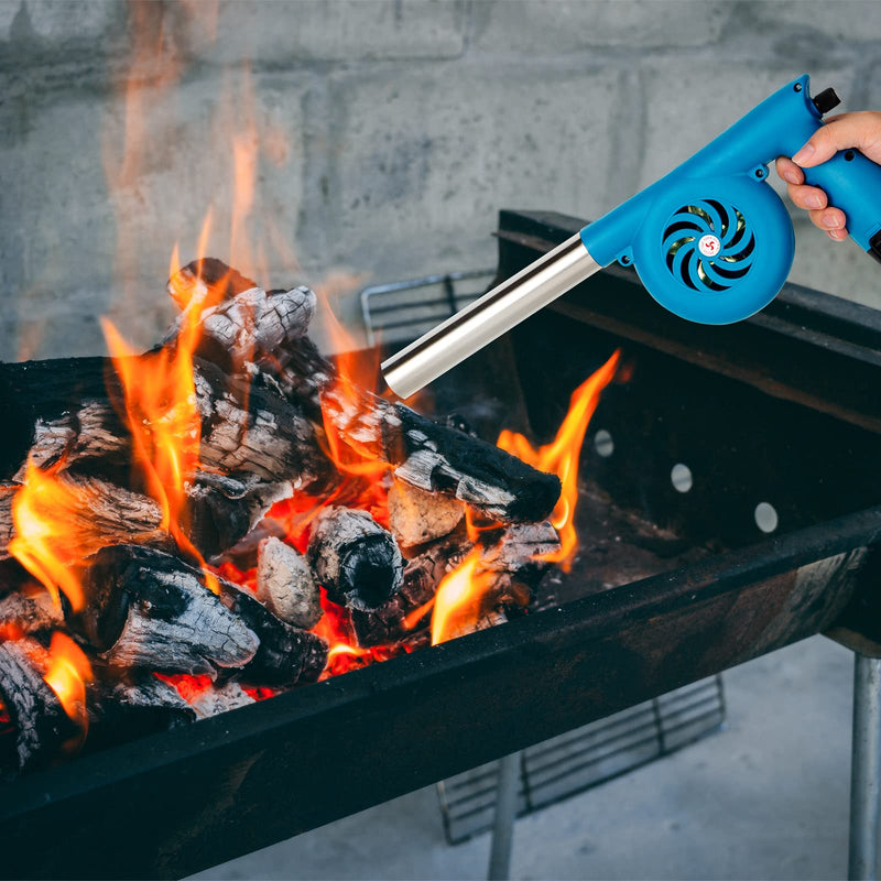 Electric Bellows Fireplace Tools Fan Bellows fire Wood Stove Blower Indoor Pocket for Pit air Puffer