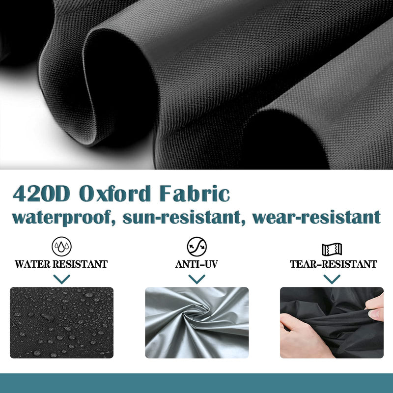 Outdoor Water Softener Cover Waterproof,(64" H x 40" W x 16" D) Black, Whole House Water Softener Covers Back Open Design To Adapt To A Variety Of Installation Scenarios 64" H x 40" W x 16" D