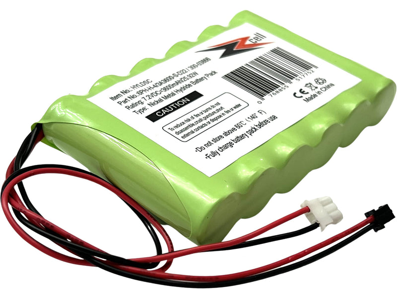 ZZcell® Battery Replacement for DSC Impassa SCW9057 Control Panel, 6PH-H-4/3A3600-S-D22, ADT Wireless Alarm Systems and Honeywell 300-03866, Lynx 5100, 5200, 5210, Touch 7000, LYNXRCHKIT-SHA
