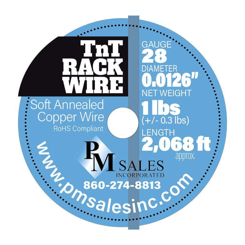 Bare Copper Wire – 28 Gauge, Dead Soft for Jewelry Making, Crafting, Gardening – 2,068 FT – 1 lb Spool