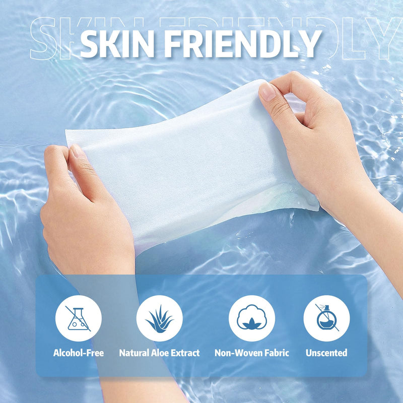 CPAP Mask Wipes, 160 Count Super Jumbo Pack, FSA/HSA Eligible, Extra Large & Moist, Unscented, Lint Free, Alcohol Free, Cleansing-Safe, Cleaning Wipes for Mask, CPAP Machine & Supplies, 1-Pack 160 Count (Pack of 1)