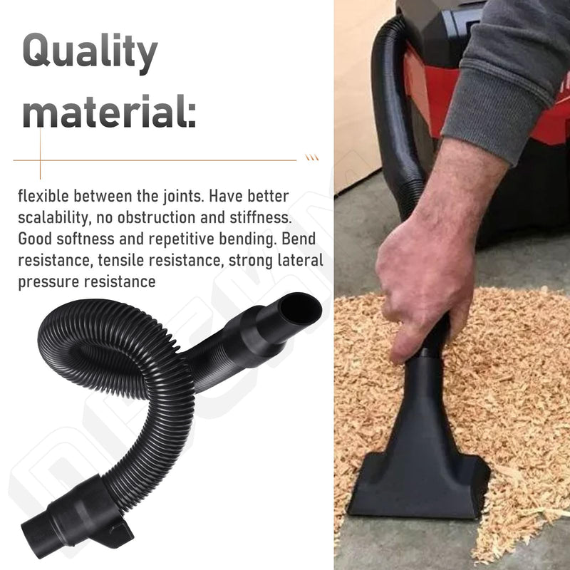 14-37-0105 18V/28V Wet/Dry Vacuum Hose Assembly Internal Storage Compatible with Mil-waukee 0880-20 0780-20 0970-20 18V/28V Wet/Dry Vacuum, 14-37-0016