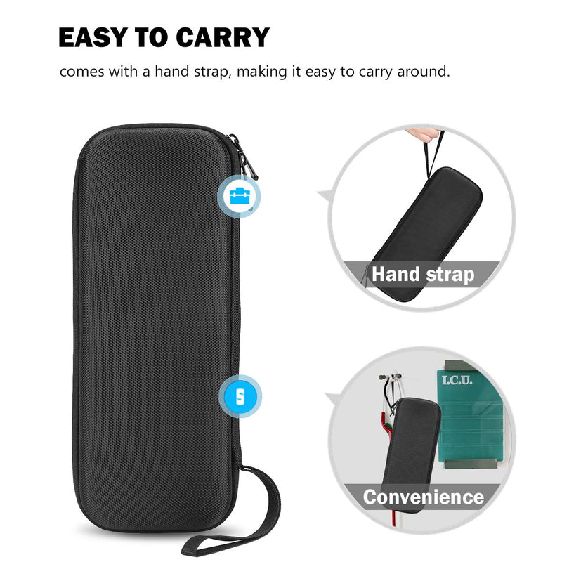 ProCase Hard EVA Stethoscope Case, Shockproof EVA Travel Carrying Case Storage Bag for 3M Littmann/Omron/ADC/Dixie EMS Stethoscope, with Extra Mesh Pockets for Small Accessories Black - NewNest Australia