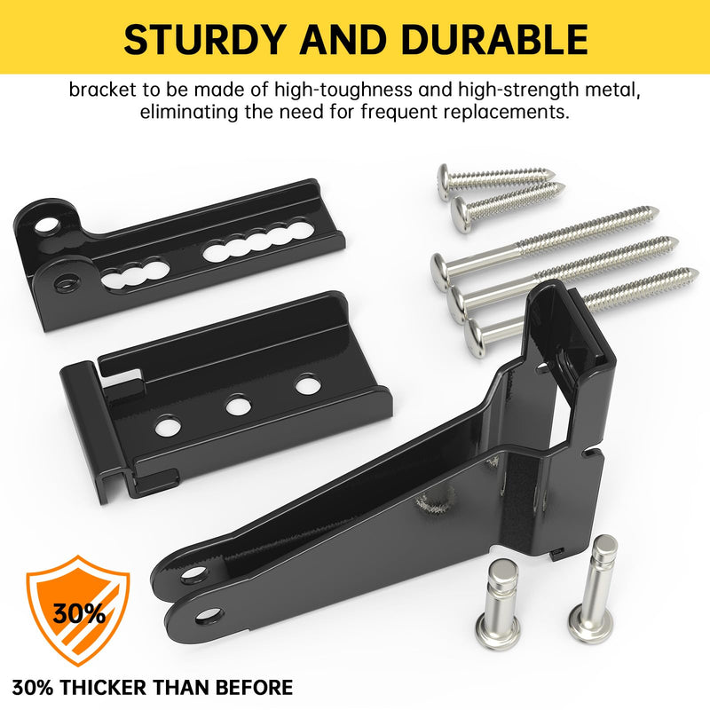 Thickened Storm Door Closer Bracket，Repair Jamb Bracket Compatible with Andersen，Durable Screen Door Closer Replacement Parts Kits with Emco/Larson/Pella, Protecting Doors from Damage from Winds