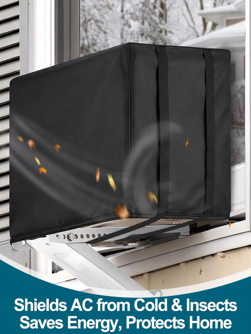 Windproof AC Covers for Outside, for Midea U-Shaped 8000/10000/12000 BTU