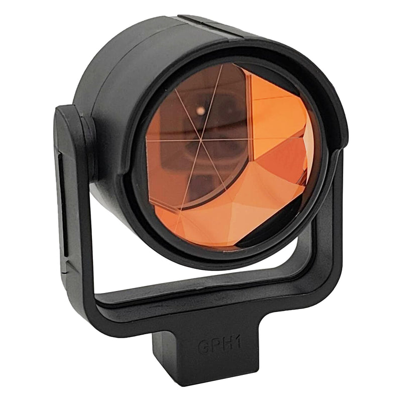 Replacement for Leica GPR1 Prism & GPH1 Holder, Surveying Prism Reflector | Reflective Prism Topography with Tilting and Swiveling Holder 0mm Copper Coated 1