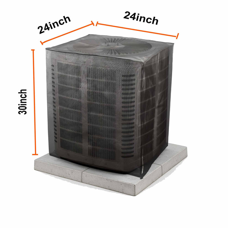 Central Air conditioner Covers for Outside, Larger Mesh AC Unit Covers Outdoor (24X24X30) 24X24X30inch