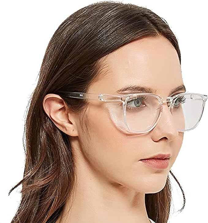 B.ANGEL Pollen Glasses, Goggles, Pollen Glasses, Anti-Fog, Blue Light Cut, Dust, Pollen, UV Rays, Transparent, Lightweight, Fashion, Protective Glasses for Men and Women - NewNest Australia