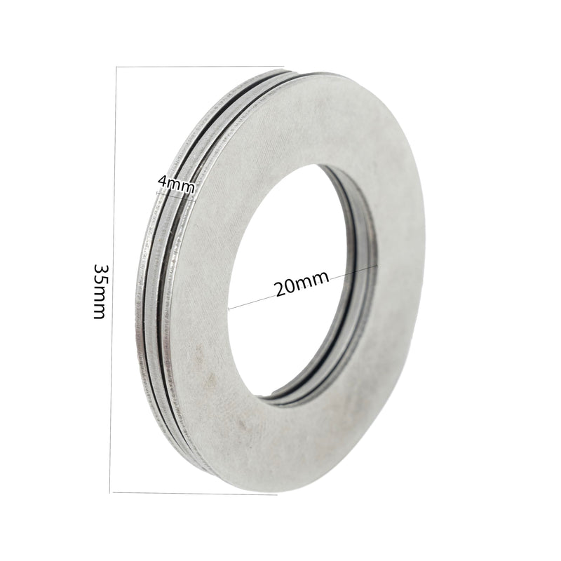 AXK2035 Thrust Needle Roller Bearings with Washers 20mm Bore 35mm OD 2mm Width 5 Sets 20mm x 35mm x 2mm