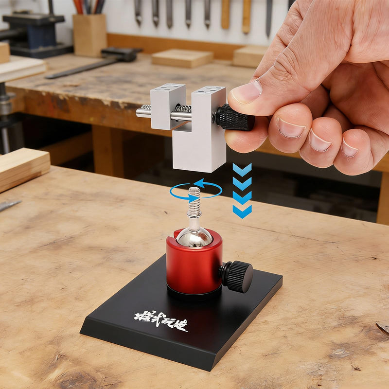 Mini Vise Table Top Clamp, Aluminum Alloy Small Bench Vice for Hobby Jeweler, 360° Rotatable Adjustable Workbench Tool for Jewelry Making DIY Project Craft Repair Tool