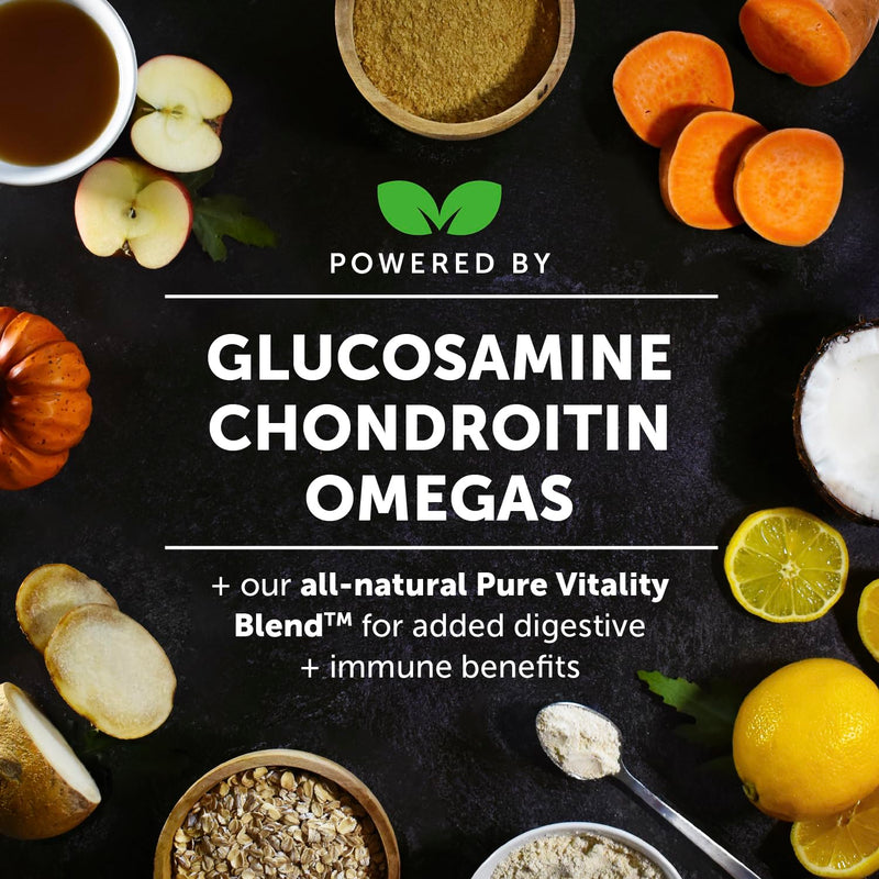 11-in-1 Advanced Hip + Joint Supplement for Dogs - Mobility Support with Glucosamine Chondroitin, Turmeric, & Green Lipped Mussel, MSM - Soothes Joint Stiffness & May Reduce Discomfort (Duck, 90 Ct) Duck - Regular