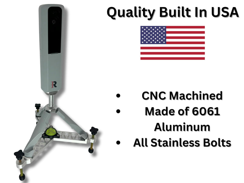 Leveling Stand Compatible With Rapsodo MLM2Pro CNC Machined Precision Aluminum Golf Launch Monitor Accessory Leveling Stand Only