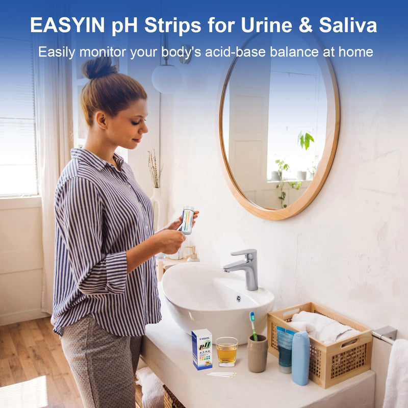 pH Test Strips 4.5-9,200 Litmus Paper pH Strips for Urine & Saliva - pH Balance Test Strips for Accurate Body pH Testing, Health Monitoring, and Wellness Management, Fast & Reliable pH Measurement