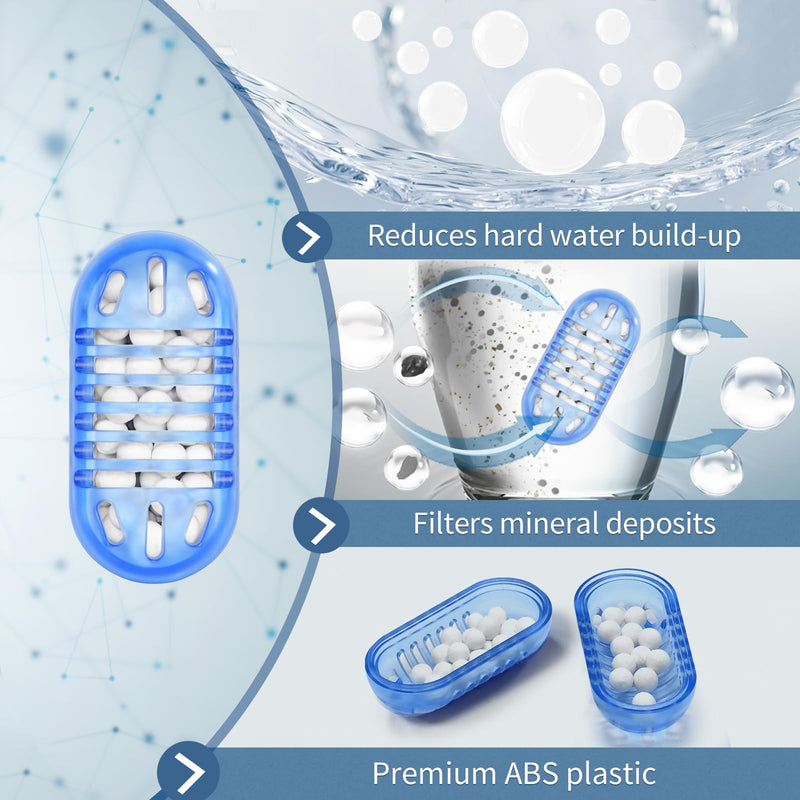 Humidifier Cleaner, Demineralization Cartridge for Most Humidifier 20-Pack Oval Cleaner Blue