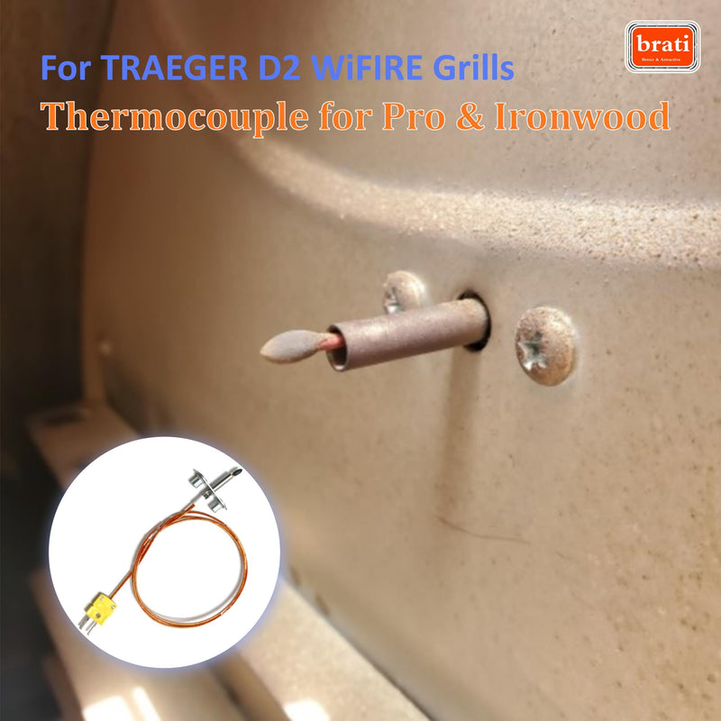 D2 Thermocouple Probe for Traeger D2 Pro & Ironwood Grills,KIT0422 Temperature sensor