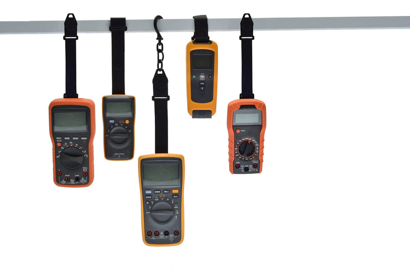 Universal Multimeter Magnet, Hook, and Clip Hanging Strap Kit | Works with Most Multitesters Including Fluke and Klein Tool Meters Multimeters