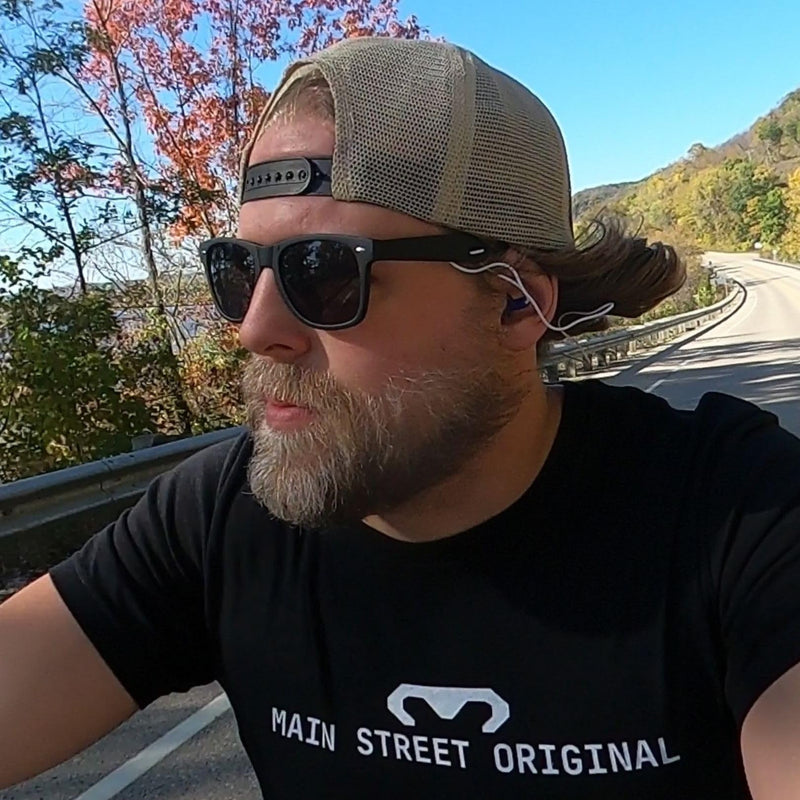 EJ The Main Street Original Clear-to-Grey Auto-Tint Motorcycle Glasses