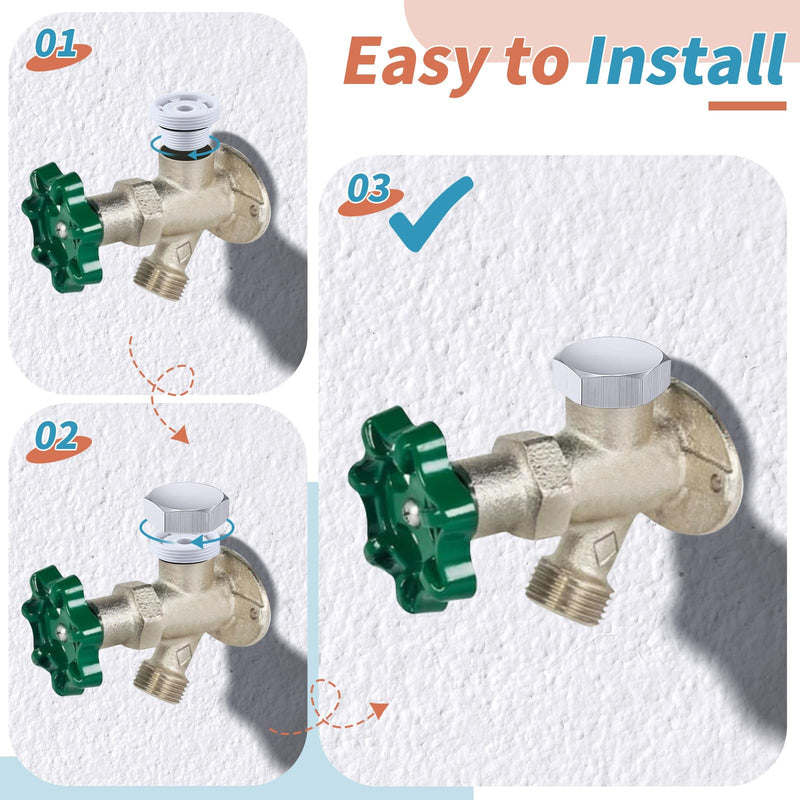 1 Pack Vacuum Breaker Repair Kit Replacement for VACVBKX1B Heavy Duty Metal Vacuum Breaker Replacement Kit for Traditional Anti Siphon Frost Free Sillcock Valves Anti Siphon Valve Repair Kit 1
