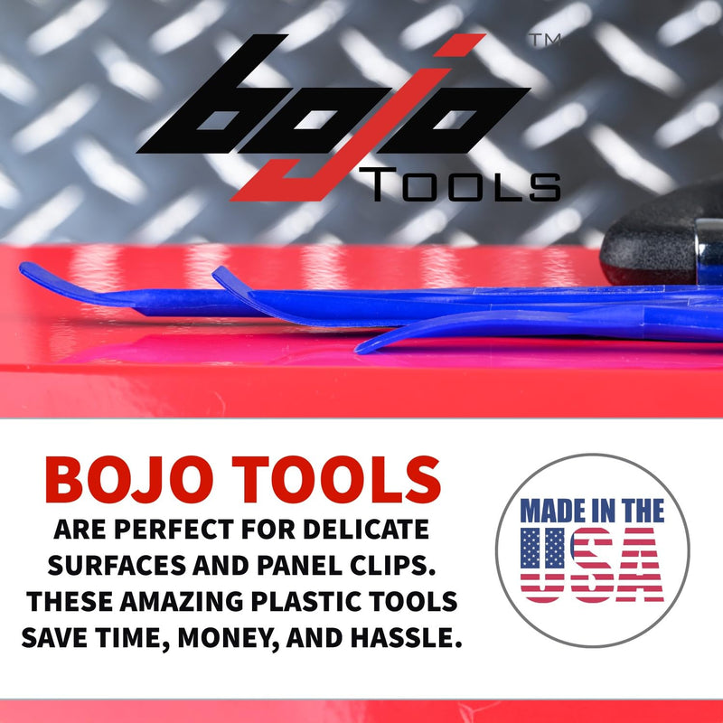 Bojo Tools - 3-Piece Plastic Sealant Smoothing Tool Kit in Pouch - Medium Duty 1