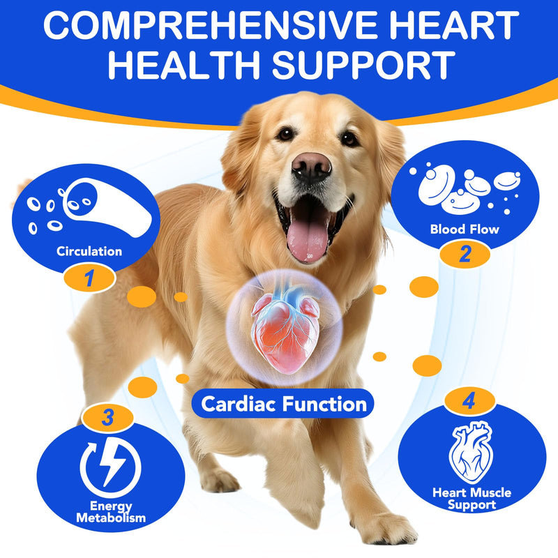 Taurine for Dogs,Taurine Liquid Supplement for Dogs Supporting Heart, Vision, Overall Vitality & Metabolic Balance 60ml-2PCS 2PCS