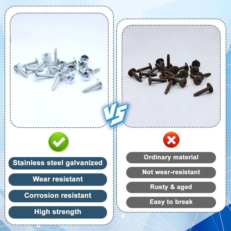 Load Center Cover Replacement Screws Compatible with Siemens ECTS2, Panel Screws for Siemens EQ Type & Murray Load Centers, Zinc Electrical Screws 100