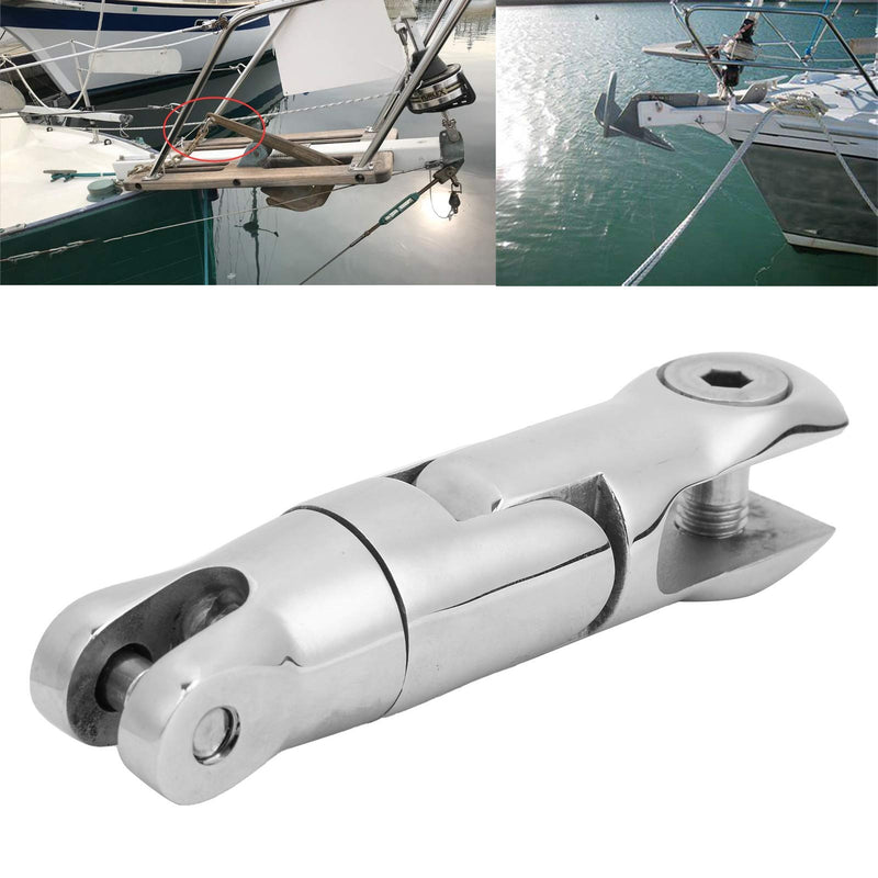 Anchor Connector 316 Stainless Steel 0.2-0.3in/6mm?8mm Chain Mooring Swivel Anchor Connector Accessory for Boat Marine