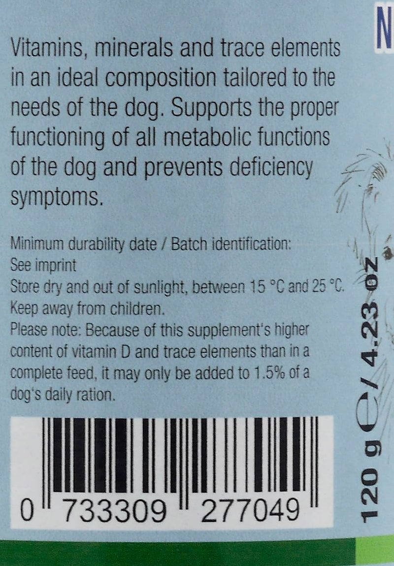 Nekton Dog-VM Canine Vitamin, Mineral, Trace Supplement, 120gm 120 gm/4.23 oz. - PawsPlanet Australia