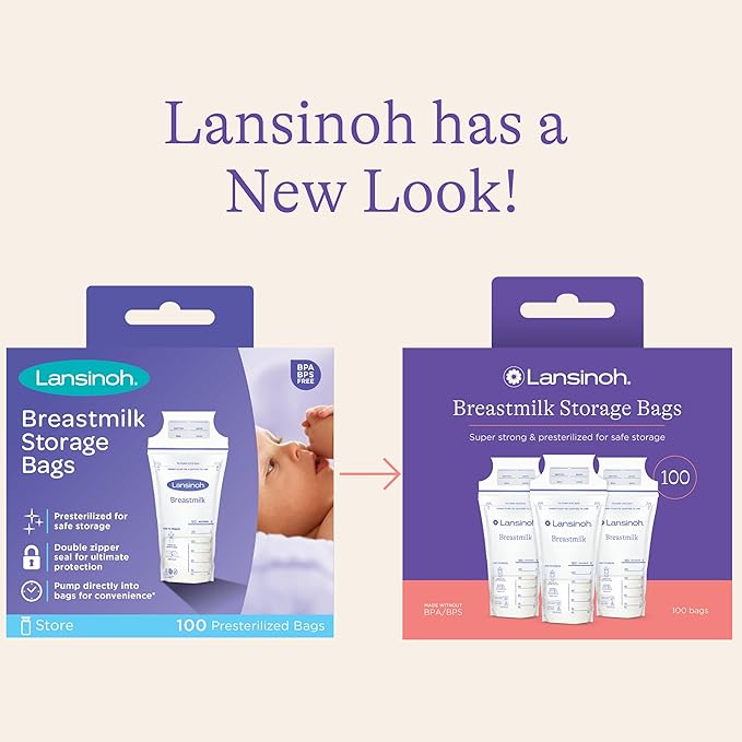 Lansinoh Breastmilk Storage Bags 100 Count - NewNest Australia