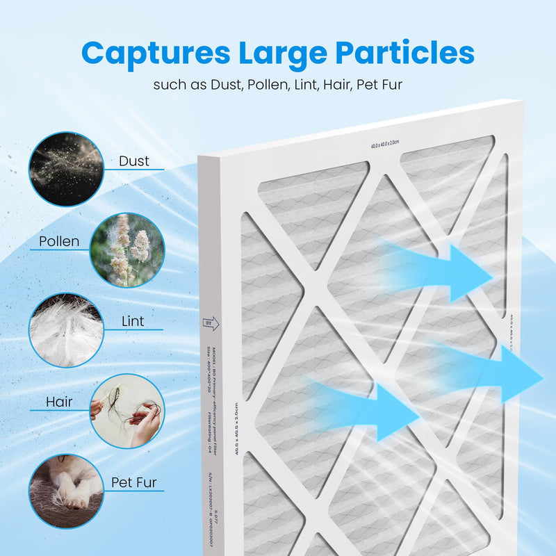 CADPXS 2-Pack MERV-10 Filters for CADPXS Shield 550 Air Scrubber White