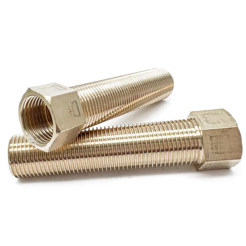 1/2" IPS Faucet Extension Adapter Kits, Brass Extension Nut Fittings, Single Hole Faucet Extension Mounting Pipe