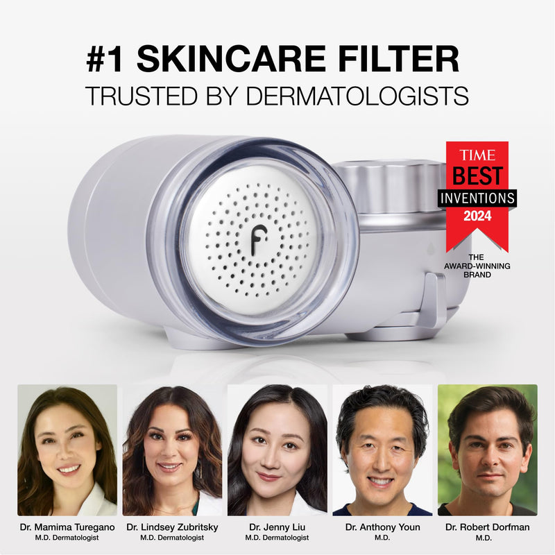 Filterbaby Skincare Filter 2.0, Bathroom Sink Filter Faucet for Skin Care Chrome