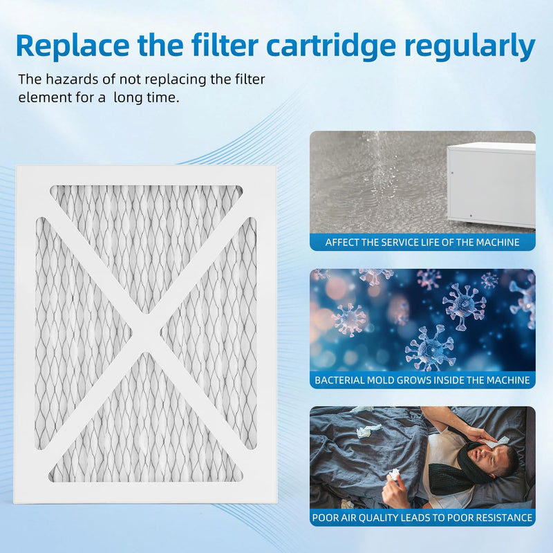 DH65 DR65 Replacement Filter MERV 11 Dehumidifier,4 Pack