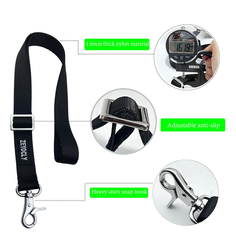 Adjustable Bimini Boat Top Straps,Single Hooks Marine Awning Webbing Straps,with kirsite Heavy Duty Snap Hooks,Boat Awning Hardware Accessories,Premium Canopy Strap (4, 40~67 ") 40~67 " 4
