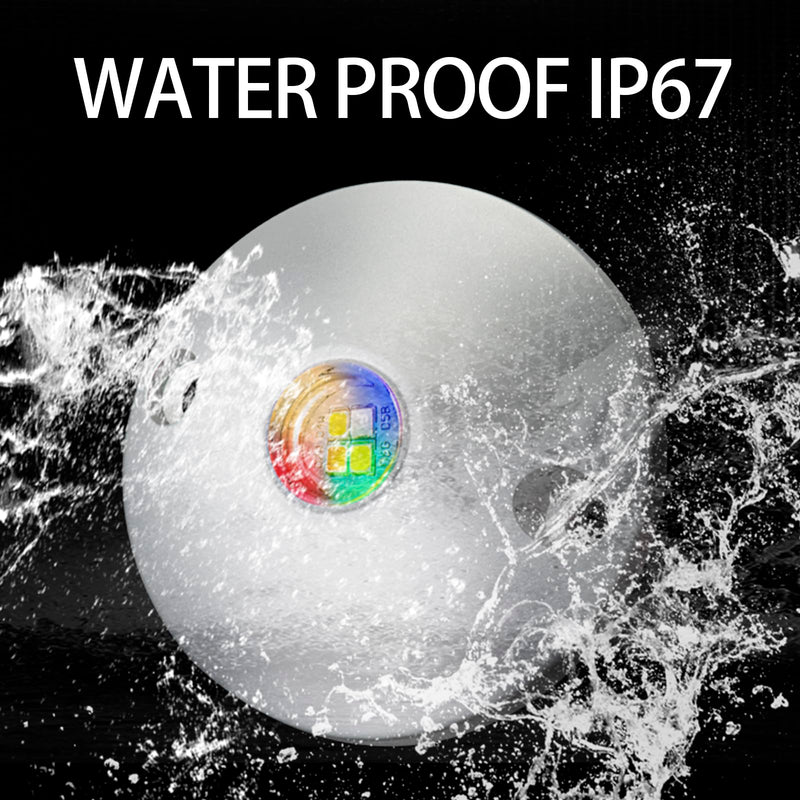 RGBW Boat Interior Lights, LED Courtesy,Deck Light, Aluminum Surface Mount for Yacht, RV, Pontoon,Kayak,2-Inch Waterproof IP67 DC12V(RGBW) RGBW