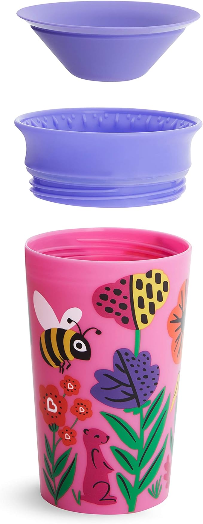 munchkin FDMU17345 Munchkin Miracle Cup Wild Lab Set of 2 / Bee & Sloth - NewNest Australia