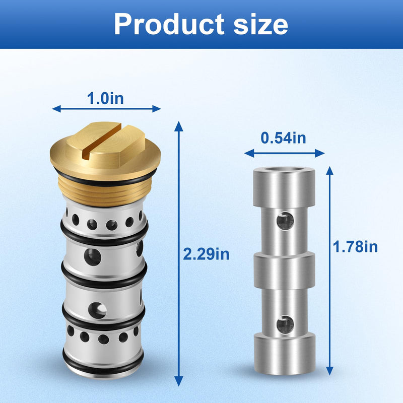 RP574 Faucet Spool Assembly, for Delta Shower Faucet 1804 1814 1824 1848 Bath Fixture, Pressure Balancing Spool for Tub/Shower Faucets Valve