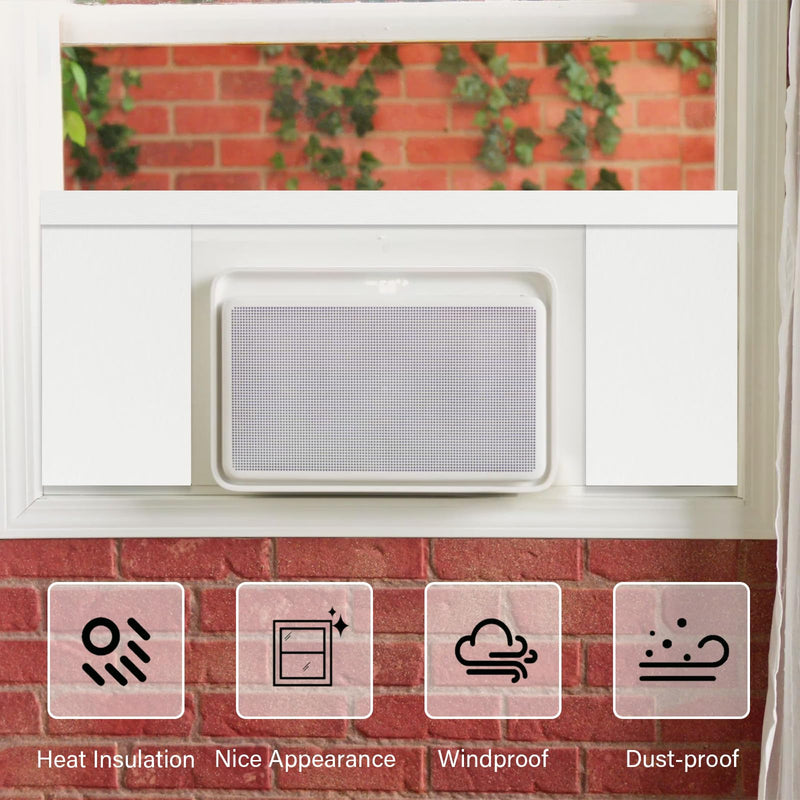 Window Air Conditioner Side Panels, 2 Pcs AC Side Surround Panel Kit Indoor