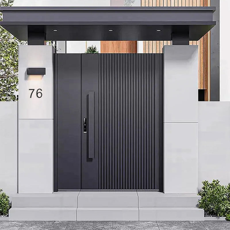 7 Inch Modern House Numbers For Outside,Street Metal Black Large Floating House Numbers For House Address Numbers For House Numbers For Address On House Floating Flush Mount Aluminum Black Number 1 Number1