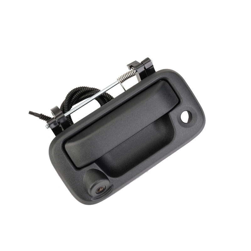 Ford Rear View Backup Camera Tailgate Handle Compatible with 2004-2014 F150 2008-2016 F-250/F-350/F450/F550,Car Tailgate Door Handle Replacement Camera (Color:Black)