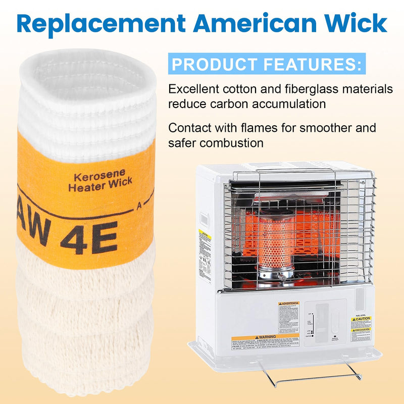 Kerosene Heater Wick AW4E, 2 Pack