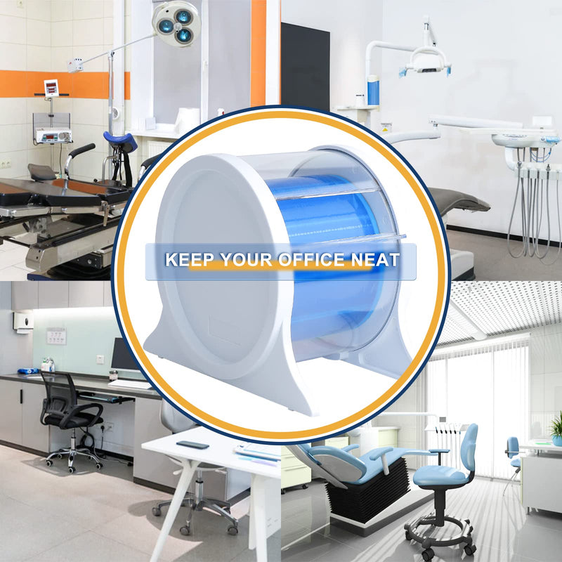 Dental Acrylic Barrier Film Holder, Protecting Barrier Film Dispenser for Film Support, Dust-Proof Dispensing Box Plastic Barrier Stand