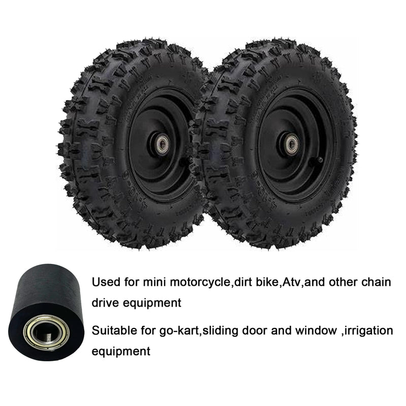 Mechanical Pulley Bearings,Roller Idler Bearing Pulley，Chain Pulley,Tensioner Pulley Guide,Suitable for Street Bikes and Motorcycles（62800Z-10mm-2pack） 62800Z-2pack