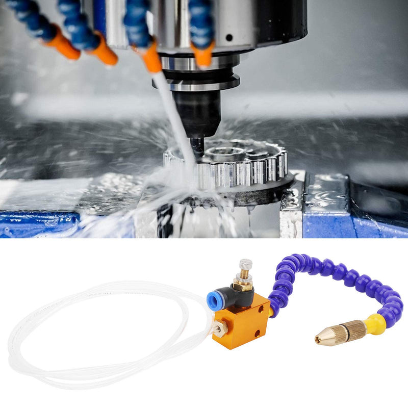 2Pcs Mist Coolant Lubrication Spray System, for 8mm Air Pipe CNC Lathe Milling Drill A for The Liquid That Requires Output