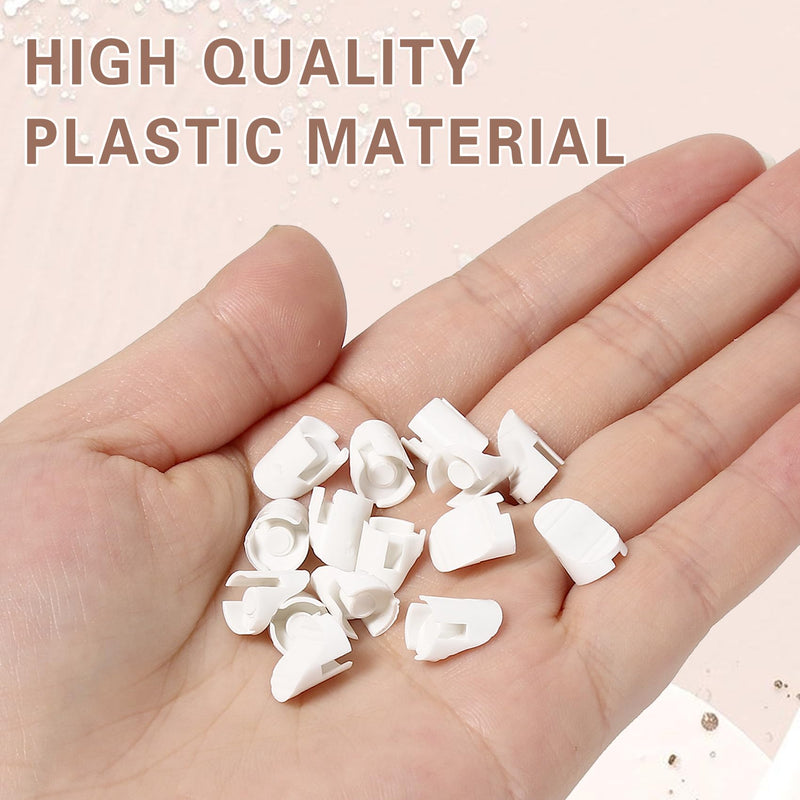 Therma-Tru Compatible Star Style White Plugs 120 Pcs, 3/8 x 5/16 Diameter Entry Door Frame with Case