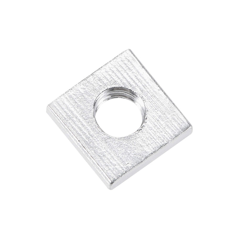 uxcell Square Nuts, M5x10mmx2mm Zinc-Plated Metric Coarse Thread Assortment Kit, 200 Pcs